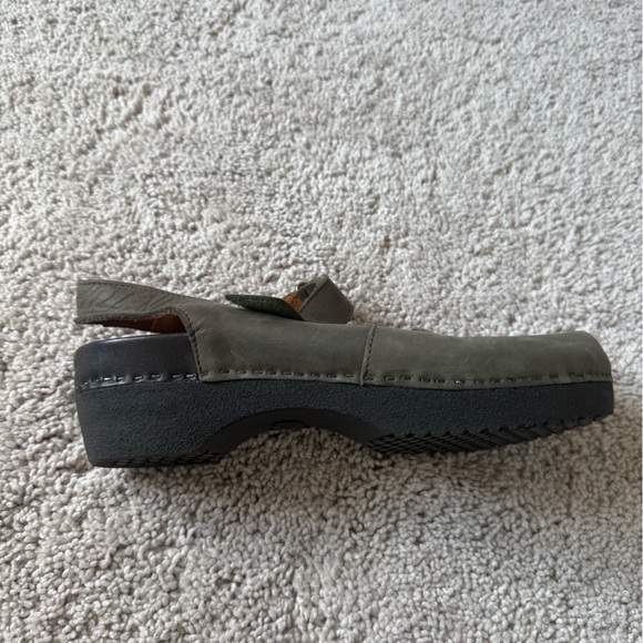 Wolky Green Olive Clog Back Strap Size 42 US 11 Comfort Shoes - Picture 6 of 6